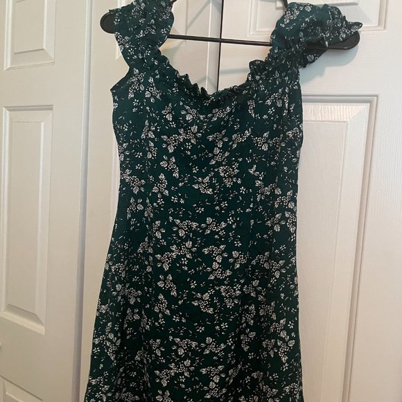 Princess Polly Brightson Green Floral Mini Dress NWT - Picture 5 of 5